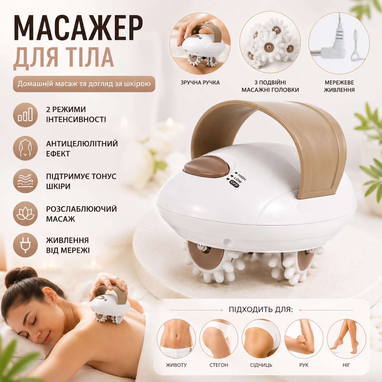Антицеллюлитный массажер для тела Shuqin Body Slimmer SQ-100