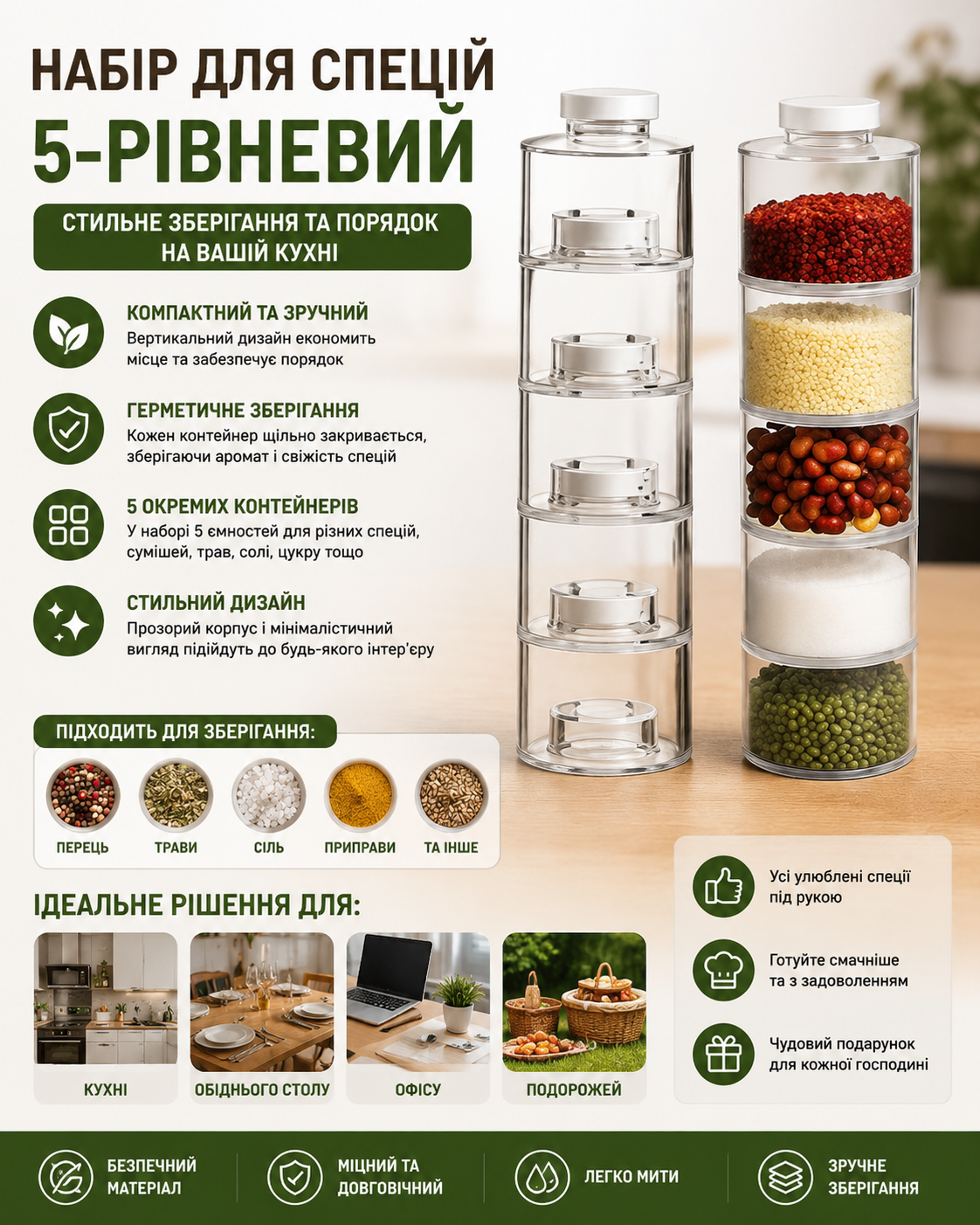 Набор для специй Spice Tower купить Украина