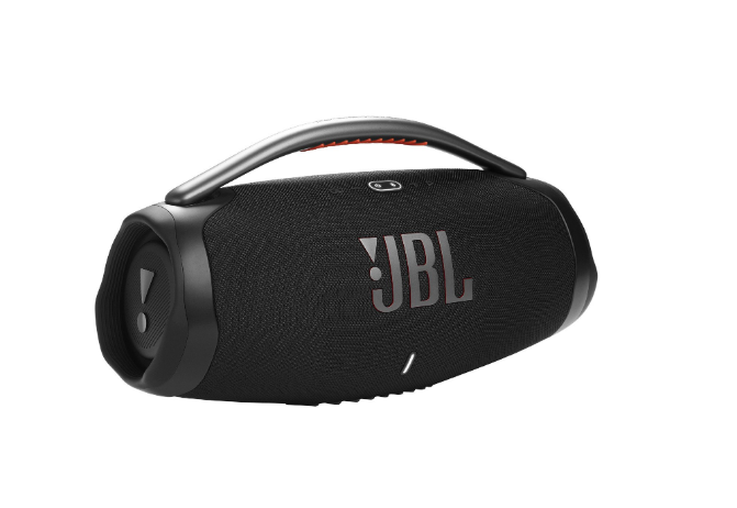 Портативная Bluetooth-колонка BoomBOX красного цвета с аккумулятором 4000 мАч, FM-радио, USB и влагозащищённым корпусом