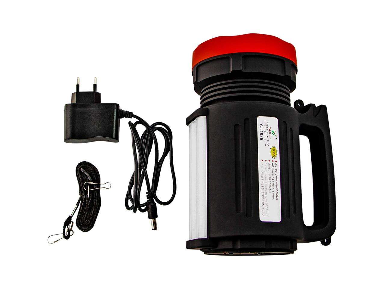 Фонарь Yajia YJ-2886 с USB power bank