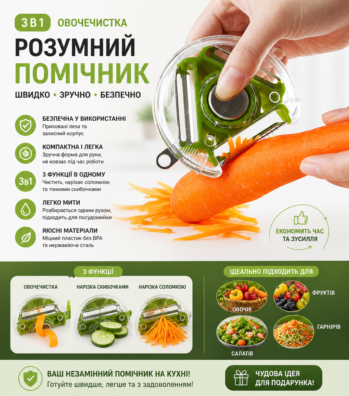 Овощерезка Rotary multifunctional peeler купить Украина