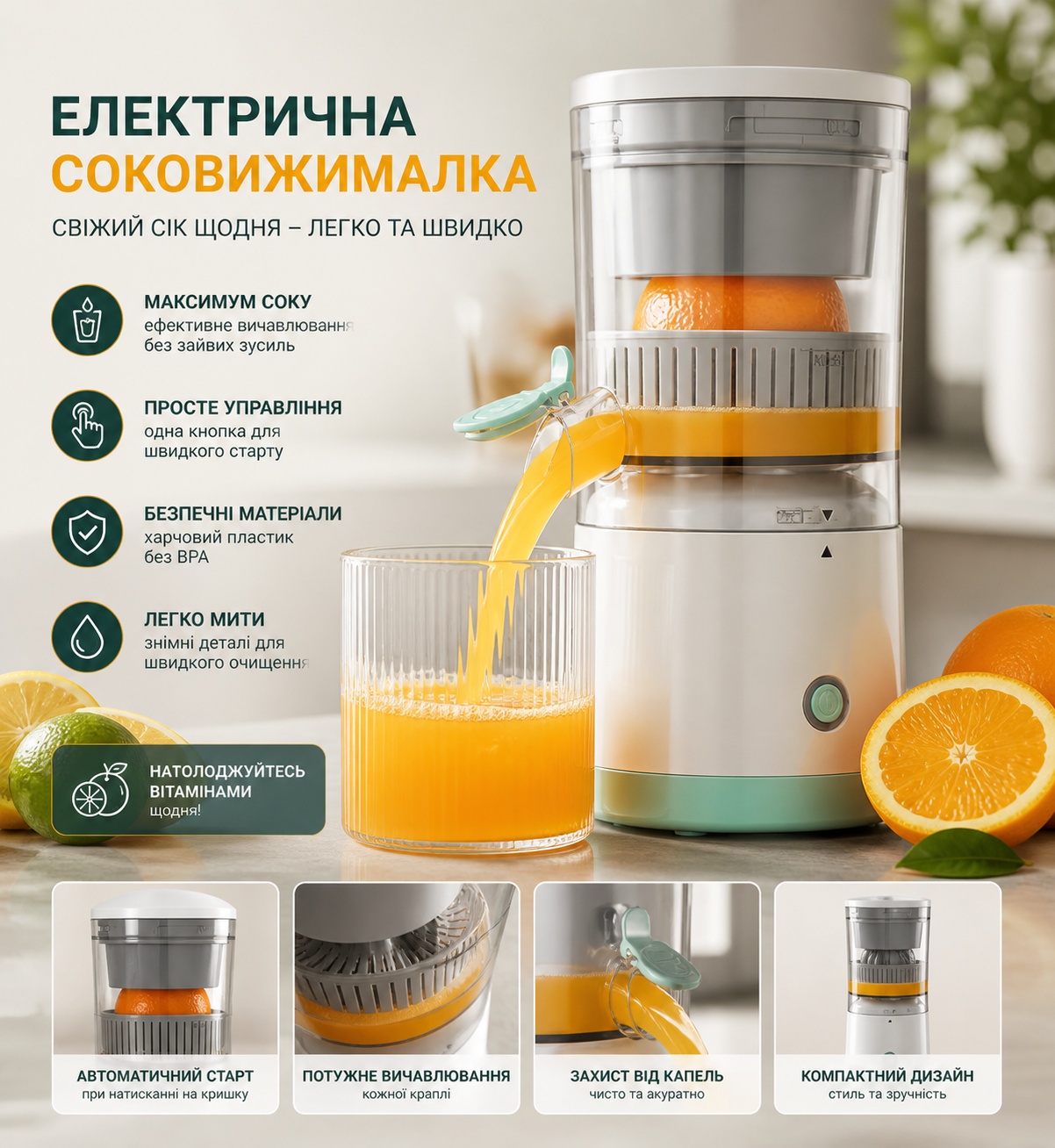 Портативный соковыжиматель AND 369 купить Украина