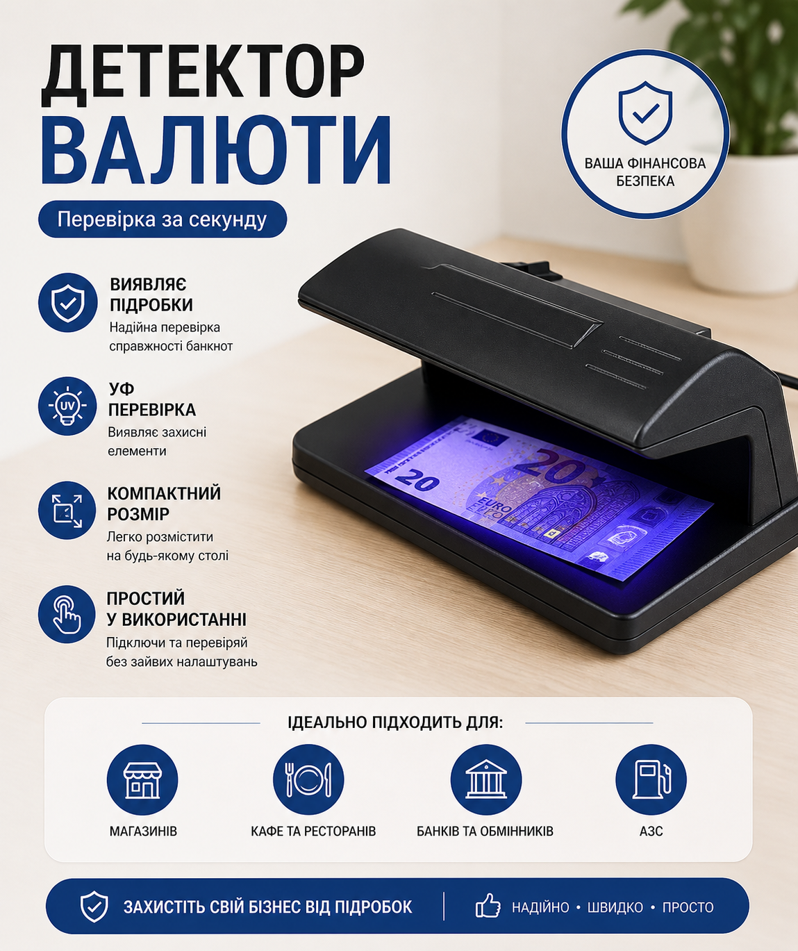 Детектор валют UKC купить Украина
