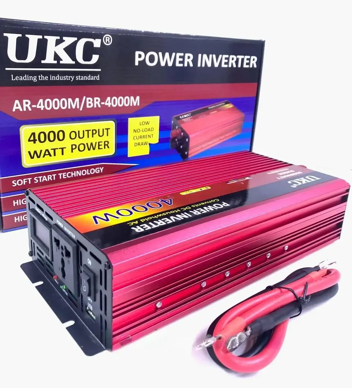 Комплектація інвертора UKC Surge 4000W 12В→220В