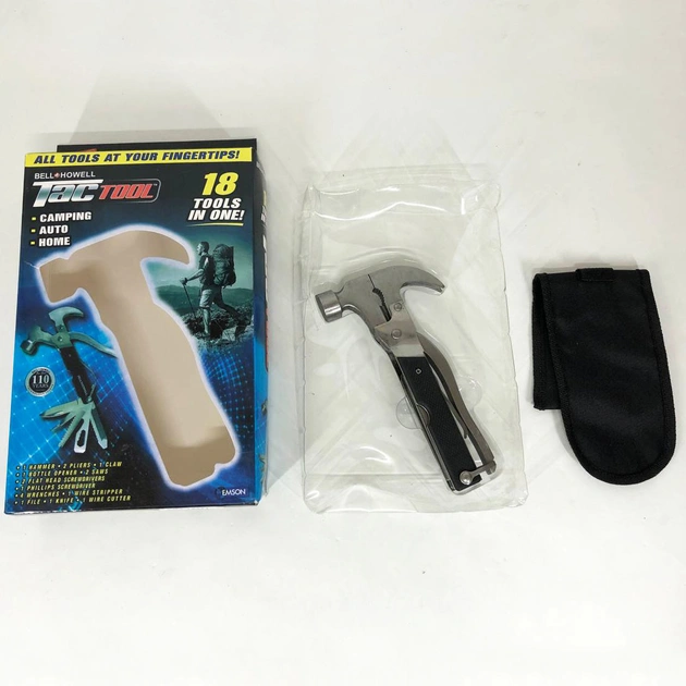 Комплектація мультитулу Multi Hammer 18 в 1