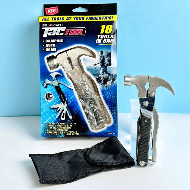 Багатофункціональний мультитул Multi hammer 18в1