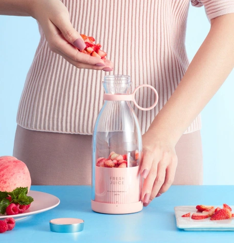 Портативний блендер Fresh Juice на акумуляторі, пляшка блендер