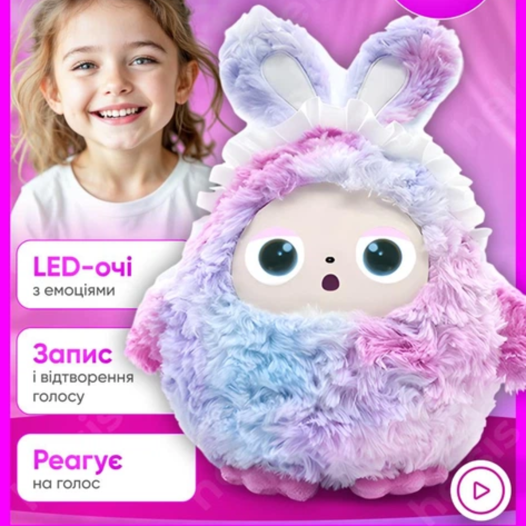 Плюшева Іграшка MIMI з AI, голосом і LED очима