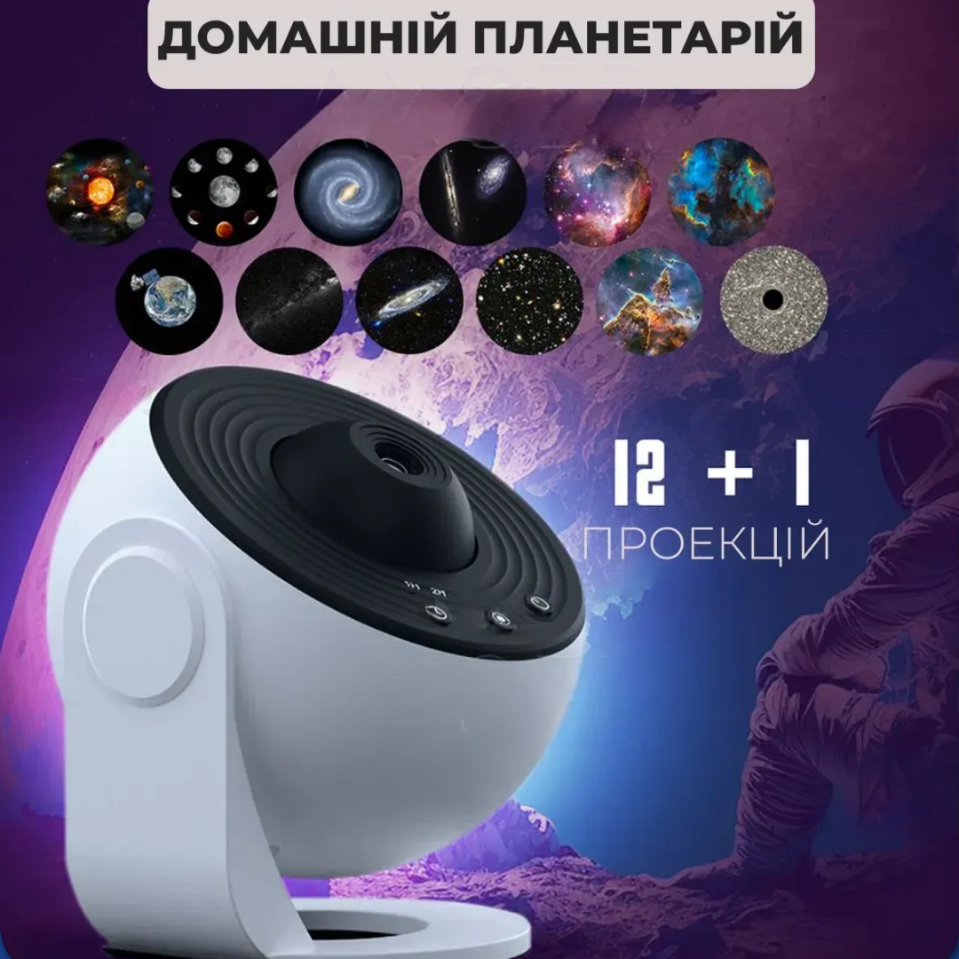 Домашній планетарій Galaxy Projector 360°