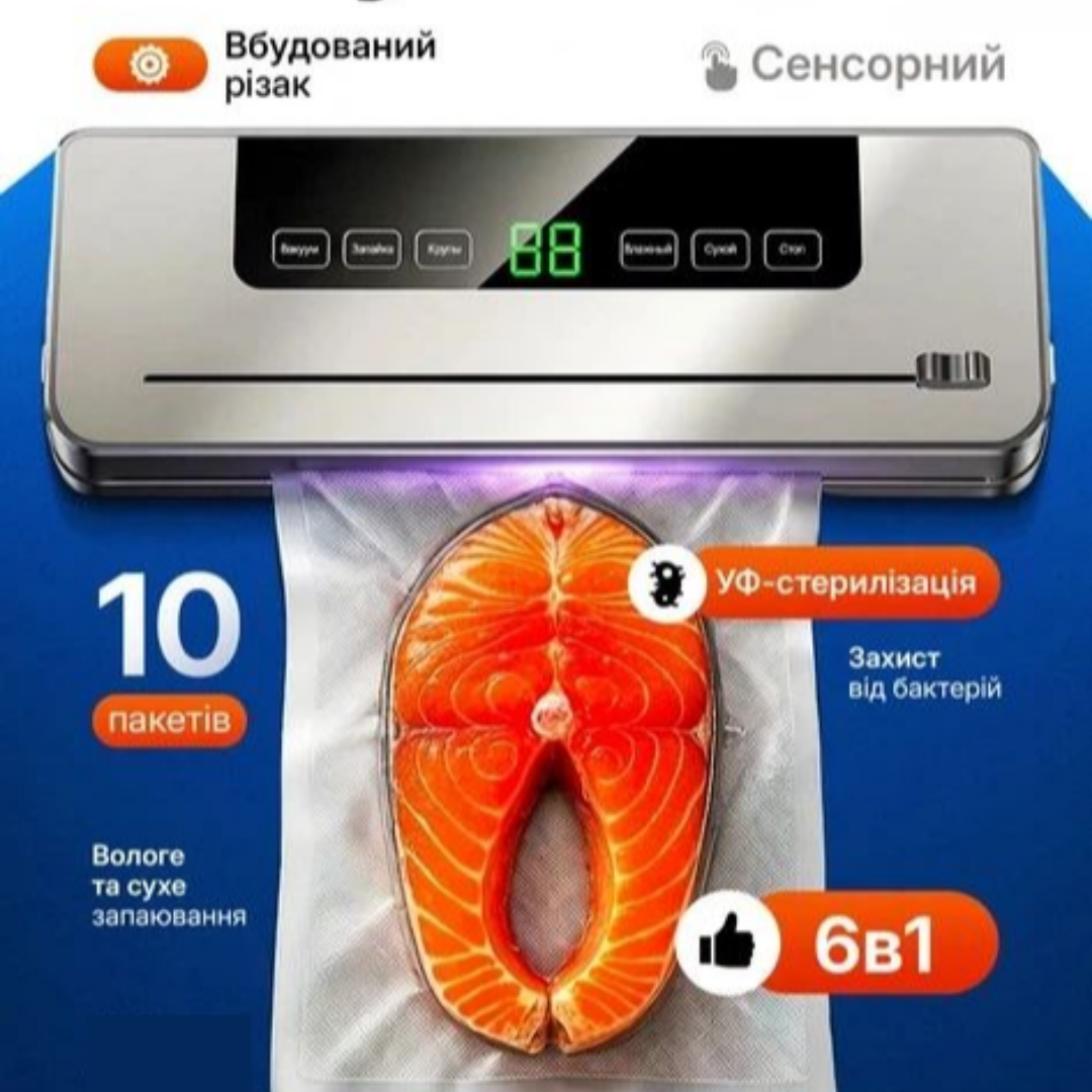 Вакуумний пакувальник для продуктів