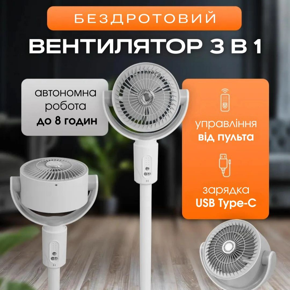 Електричний вентилятор підлоговий Midsummer