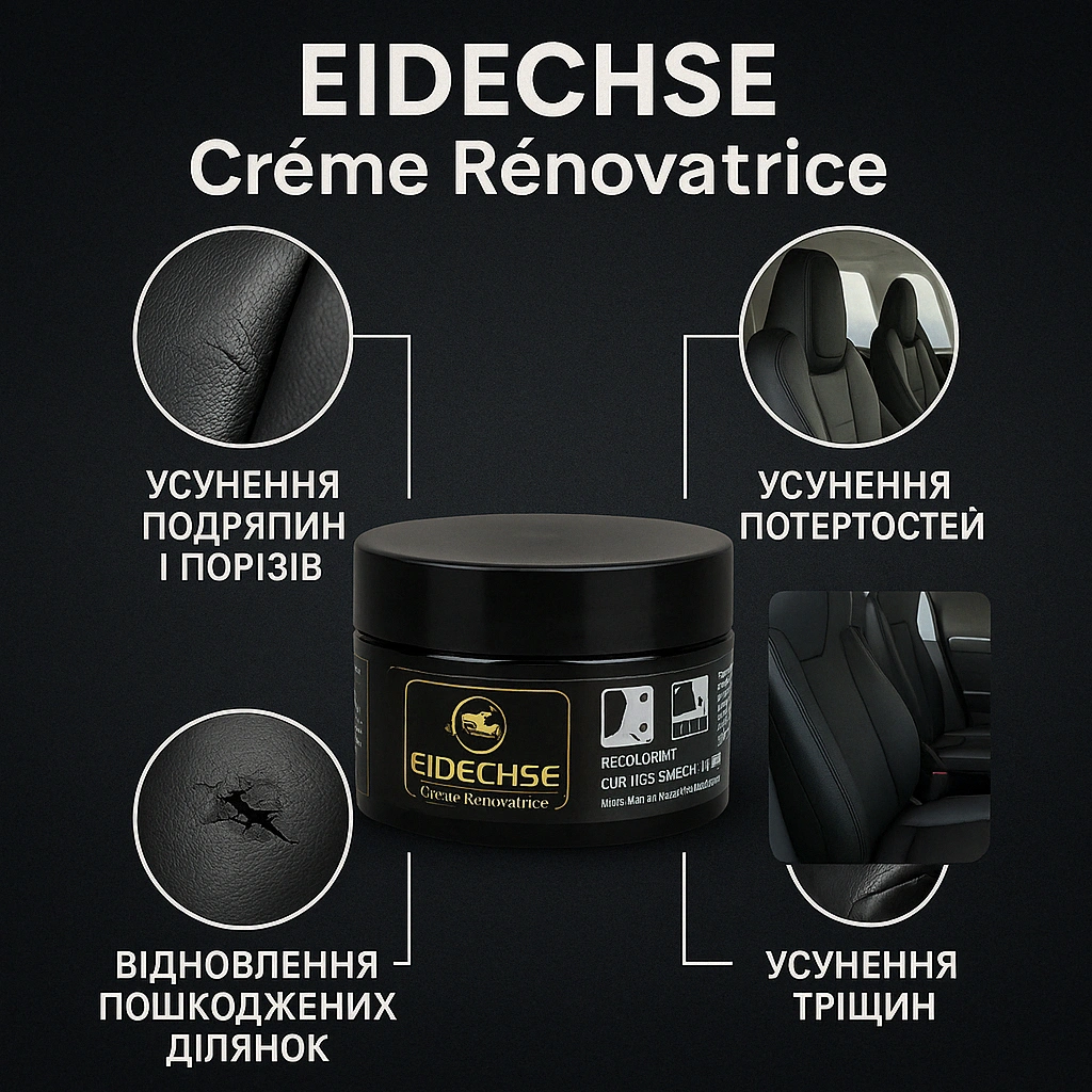 Крем-фарба EIDECHSE для реставрації шкіряних виробів